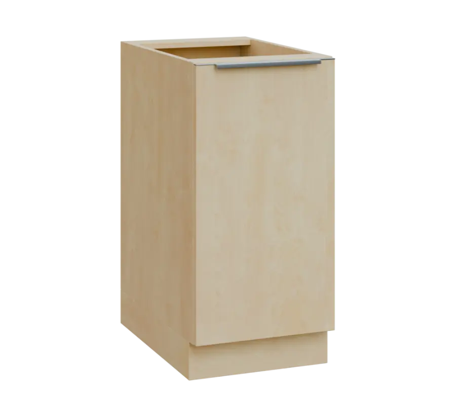 SIS - 4D spodní skříňka, 1-dveřová, pravá, 870x400x600, bříza světlá